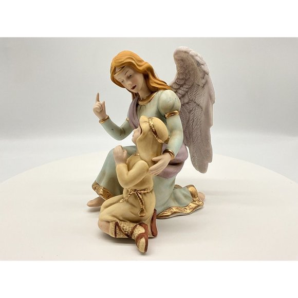Thomas Kinkade Nativity Collection Figurine " Do You See What I See?" Angel - Picture 15 of 16